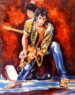 Keith and Ronnie on Stage 2002 Limited Edition Print - Ronnie Wood (Rolling Stones)