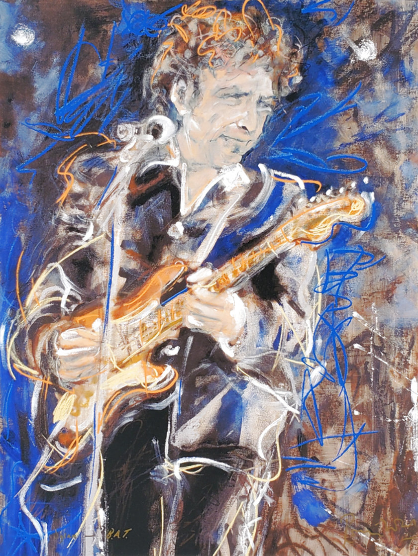 Dylan BAT 2002 - Huge Limited Edition Print by Ronnie Wood (Rolling Stones)