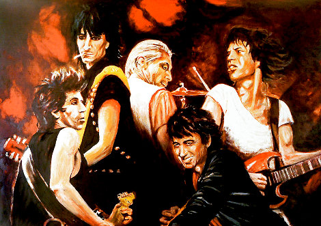 Stones in Sepia 1991 - Huge Limited Edition Print - Ronnie Wood (Rolling Stones)