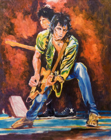 Keith and Ronnie on Stage 1993 Limited Edition Print - Ronnie Wood (Rolling Stones)