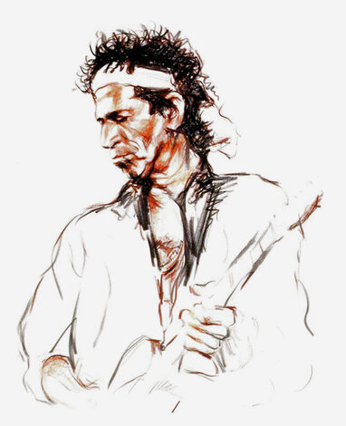 Voodoo Keith 2002 - Huge Limited Edition Print - Ronnie Wood (Rolling Stones)