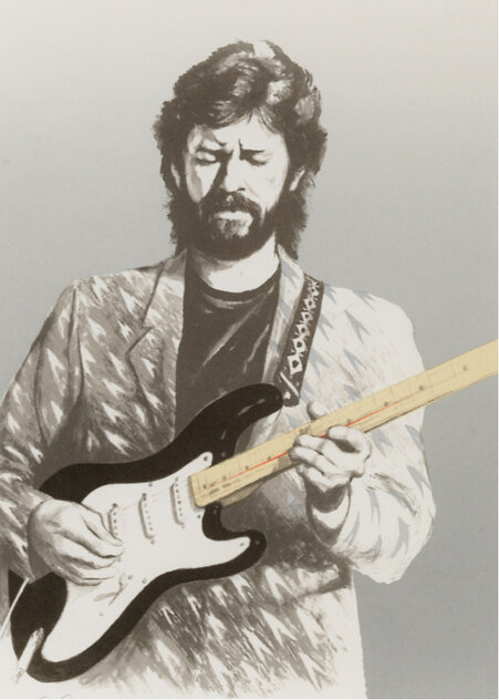 Ronnie Wood (Rolling Stones) Wearing 2006, print by Ronnie Wood