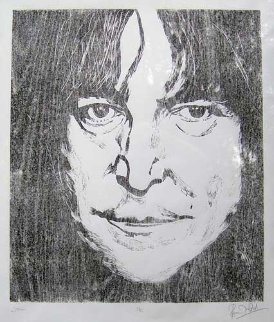 John Lennon (Beatles) 1987 Limited Edition Print - Ronnie Wood (Rolling Stones) John Lennon (Beatles) 1987 Limited Edition Print - Ronnie Wood (Rolling Stones)
