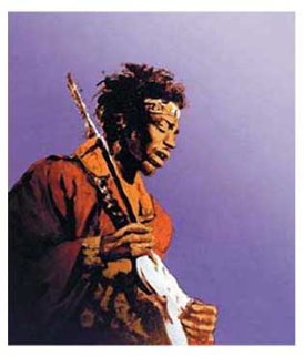 Jimi Hendrix 1991 Limited Edition Print - Ronnie Wood (Rolling Stones) Jimi Hendrix 1991 Limited Edition Print - Ronnie Wood (Rolling Stones)