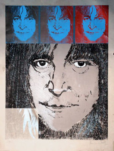 John Lennon (Number 1) 1988 Limited Edition Print by Ronnie Wood (Rolling Stones)