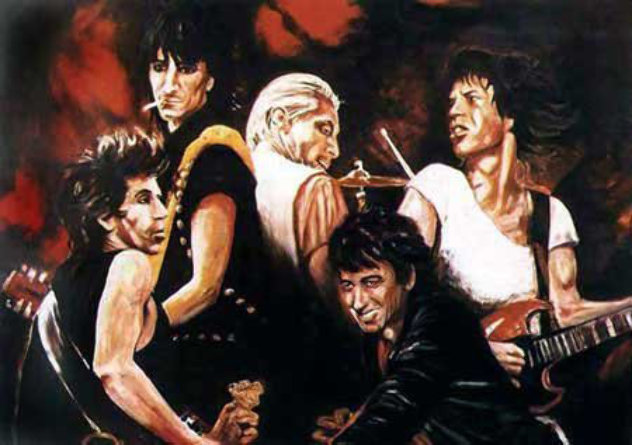 Stones in Sepia 1991 Limited Edition Print by Ronnie Wood (Rolling Stones)