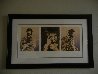 Eric, Keith, and Jimi TP 1991 - Unique Works on Paper (not prints) by Ronnie Wood (Rolling Stones) - 1