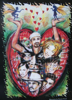Twice the Magic Poster 1996 HS Agassi Limited Edition Print - Ronnie Wood (Rolling Stones) Twice the Magic Poster 1996 HS Agassi Limited Edition Print - Ronnie Wood (Rolling Stones)