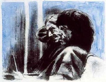 Rehearsal in Ireland, Framed Suite of 6 1994 Limited Edition Print - Ronnie Wood (Rolling Stones)