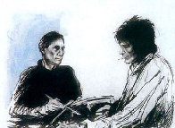 Rehearsal in Ireland, Suite of 6 1994 Limited Edition Print by Ronnie Wood (Rolling Stones) - 3 Rehearsal in Ireland, Suite of 6 1994 Limited Edition Print by Ronnie Wood (Rolling Stones) - 3