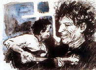 Rehearsal in Ireland, Suite of 6 1994 Limited Edition Print by Ronnie Wood (Rolling Stones) - 4 Rehearsal in Ireland, Suite of 6 1994 Limited Edition Print by Ronnie Wood (Rolling Stones) - 4