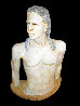 Untitled (African Nouveau Male Torso) Stoneware Sculpture Unique 2004 31 in Sculpture by Woodrow Nash - 0