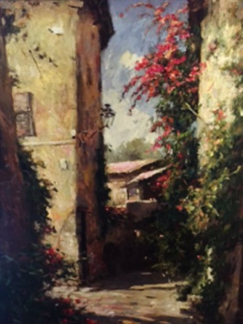 St. Paul De Vence 1999 - French Riviera - France Limited Edition Print by Leonard Wren