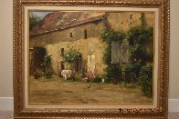 House in Burgundy 1999 Limited Edition Print by Leonard Wren - 1 House in Burgundy 1999 Limited Edition Print by Leonard Wren - 1