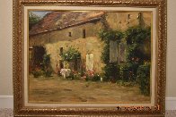 House in Burgundy 1999 Limited Edition Print by Leonard Wren - 2 House in Burgundy 1999 Limited Edition Print by Leonard Wren - 2