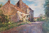 On the Road to Buxy 32x44 Original Painting by Leonard Wren - 0
