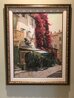 St. Tropez 2002 - Framed Embellished Giclee on Canvas - Huge - France Limited Edition Print by Leonard Wren - 2