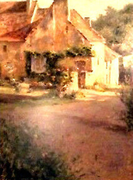 Above the Village 2000 - France Limited Edition Print by Leonard Wren