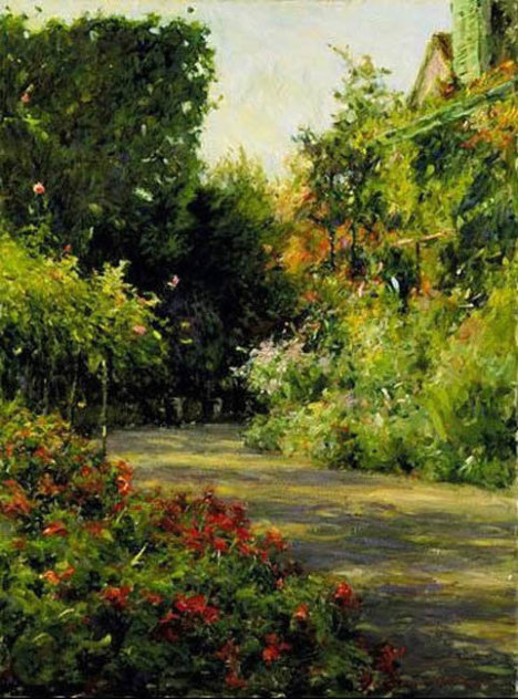A Garden in Normandy - France Limited Edition Print by Leonard Wren