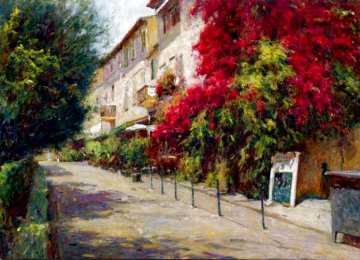 Rue De St Tropez 2001 Limited Edition Print - Leonard Wren Rue De St Tropez 2001 Limited Edition Print - Leonard Wren