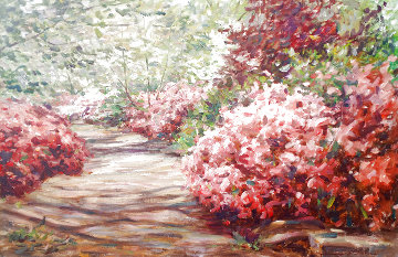 Untitled Painting 29x41 Huge Original Painting - Leonard Wren Untitled Painting 29x41 Huge Original Painting - Leonard Wren