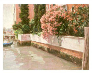 Venice Canals AP 2004 Embellished Limited Edition Print - Leonard Wren Venice Canals AP 2004 Embellished Limited Edition Print - Leonard Wren