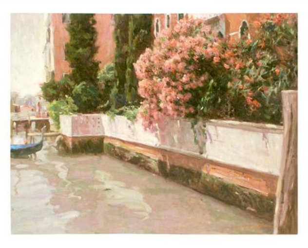 Venice Canals AP 2004 Embellished - aitaly Limited Edition Print by Leonard Wren