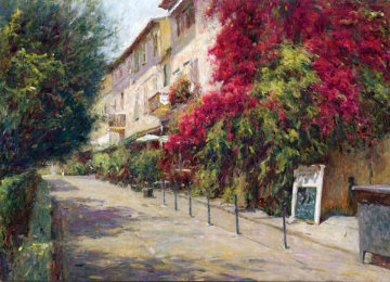 Rue De St Tropez 2001 Limited Edition Print - Leonard Wren Rue De St Tropez 2001 Limited Edition Print - Leonard Wren