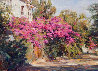 Provence Bougainvilla 2006 36x30 Original Painting by Leonard Wren - 0