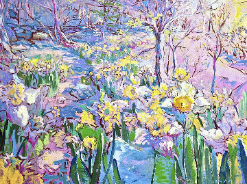 Cathedral City 2015 37x49 Original Painting - Dmitri Wright Cathedral City 2015 37x49 Original Painting - Dmitri Wright