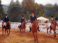 English Pleasure 1997 28x34 Original Painting by Wu Jian - 0 English Pleasure 1997 28x34 Original Painting by Wu Jian - 0