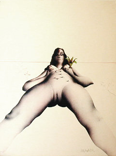Le Fleur 1979 Limited Edition Print - Paul Wunderlich Le Fleur 1979 Limited Edition Print - Paul Wunderlich