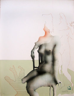 Bien Assise 1970 Limited Edition Print - Paul Wunderlich Bien Assise 1970 Limited Edition Print - Paul Wunderlich