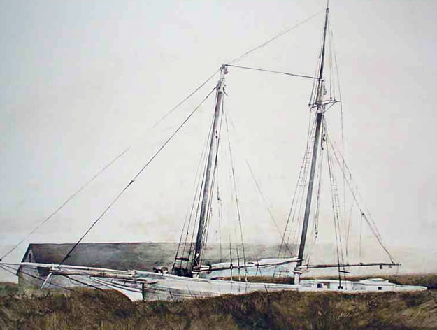 Slip 1977 Limited Edition Print by Andrew Wyeth Slip 1977 Limited Edition Print by Andrew Wyeth
