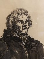 Colonial Figure With Pipe Drawing HS 15x20 Drawing by Andrew Wyeth - 2 Colonial Figure With Pipe Drawing HS 15x20 Drawing by Andrew Wyeth - 2