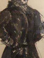 Colonial Figure With Pipe Drawing HS 15x20 Drawing by Andrew Wyeth - 4 Colonial Figure With Pipe Drawing HS 15x20 Drawing by Andrew Wyeth - 4
