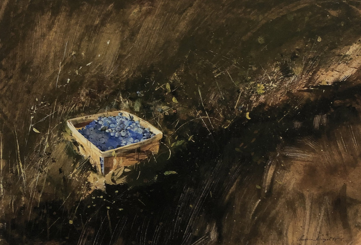 Blueberries, Study For Distant Thunder 2007 Limited Edition Print by Andrew Wyeth