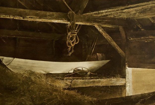 Hay Ledge 1957 HS Limited Edition Print - Andrew Wyeth