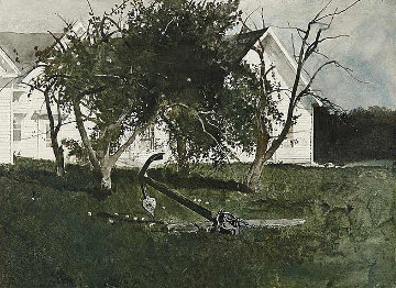 Sea Anchor 1977 Hand Signed Limited Edition Print - Andrew Wyeth Sea Anchor 1977 Hand Signed Limited Edition Print - Andrew Wyeth