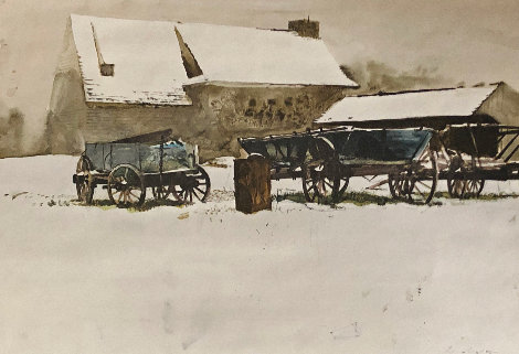 Rural Holiday HS Limited Edition Print - Andrew Wyeth