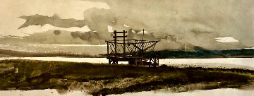 Alvaro’s Hayrack 1973 HS Limited Edition Print - Andrew Wyeth Alvaro’s Hayrack 1973 HS Limited Edition Print - Andrew Wyeth