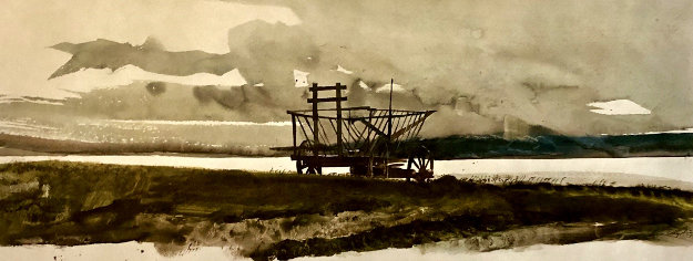 Alvaro's Hayrack 1973 HS Limited Edition Print - Andrew Wyeth