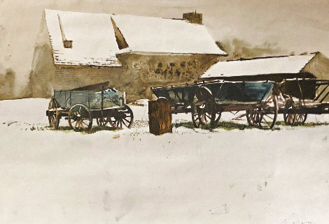 Rural Holiday 1968 HS Limited Edition Print - Andrew Wyeth