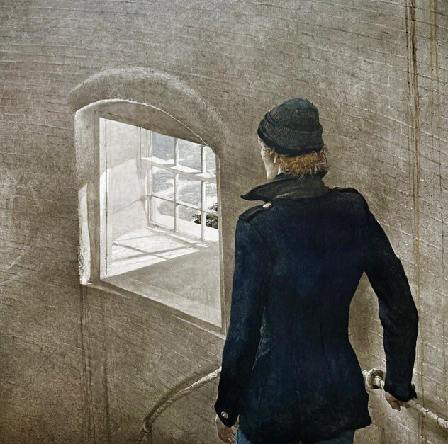 Jacklight 1982 Limited Edition Collotype by Andrew Wyeth