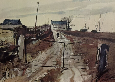 Chester County Farm HS - Pennsylvania Limited Edition Print - Andrew Wyeth