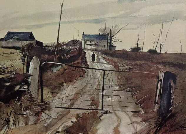 Chester County Farm HS - Pennsylvania Limited Edition Print by Andrew Wyeth