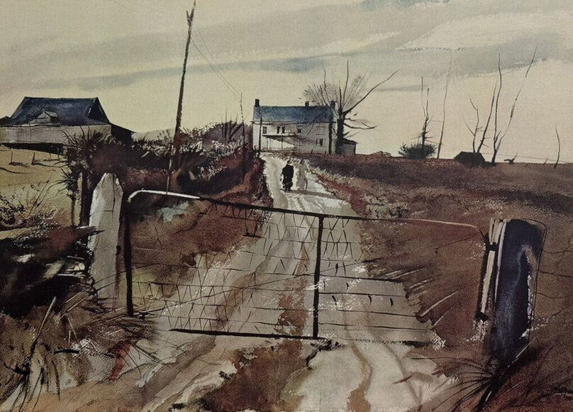 アート・デザイン・音楽 ANDREW WYETH Clouds And Shadows 1975 by Andrew Wyeth - For Sale on Art