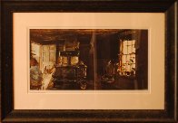 Woodstove HS 1963 Limited Edition Print by Andrew Wyeth - 1 Woodstove HS 1963 Limited Edition Print by Andrew Wyeth - 1