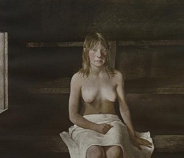 Sauna 1979 Poster HS Limited Edition Print by Andrew Wyeth Sauna 1979 Poster HS Limited Edition Print by Andrew Wyeth