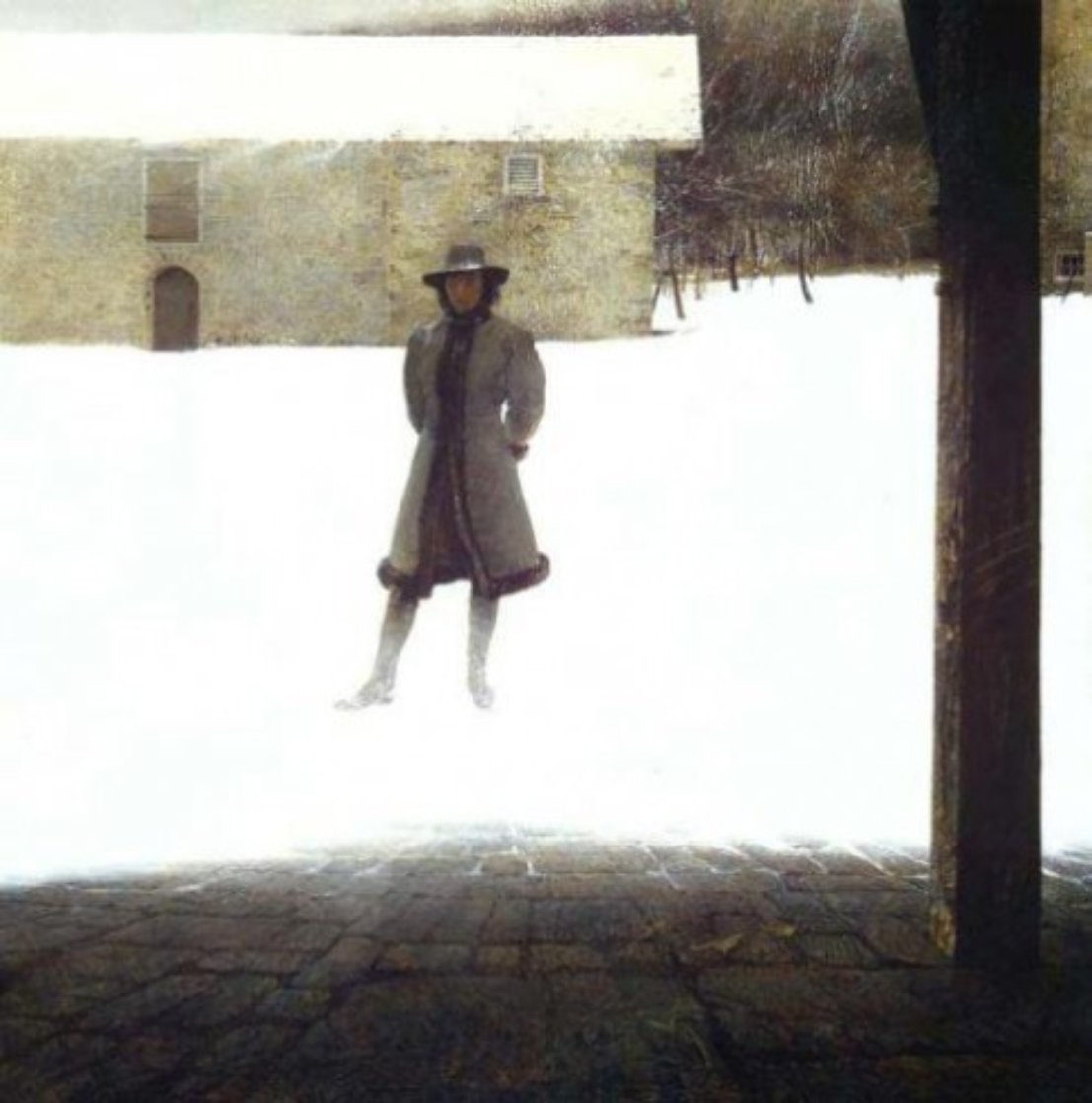 Outpost 1977 Limited Edition Print by Andrew Wyeth Outpost 1977 Limited Edition Print by Andrew Wyeth